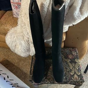 Donald Pliner suede tall boots